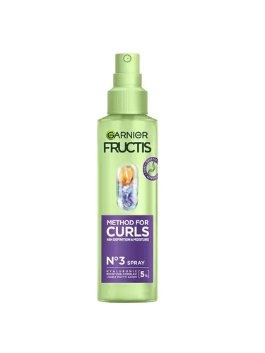 Garnier Fructis Method for Curls Leave-In für lockiges Haar - 150 ml - Leave-In Pflege für lockiges Haar, spendet Feuchtigkeit und definiert die Locken für ein lebendiges, geschmeidiges Ergebnis.