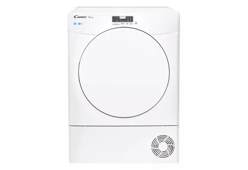 Candy Wärmepumpentrockner 8 kg mit Mengenautomatik - Trockner der Energieeffizienzklasse A+++ mit Inverter Motor, ideal für effizientes Trocknen ohne Wassertank und mit 8 kg Füllmenge.