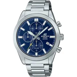 Casio Edifice Herrenuhr EFB-710D-2AVUEF Edelstahlband - Silber/Blau