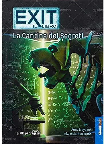 Giochi Uniti - Exit Il La Cantina dei Secreti, Escape Room, Buch-Spiel, italienische Ausgabe, GU3306