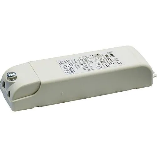 TCI NV/LED-Trafo 'Retrofit' 12V-AC/1-70W MW 70 LED - Niedervolttrafo für LED bis 50W, energiesparend und ideal für moderne Beleuchtungslösungen.