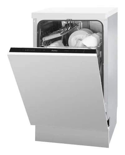 Amica vollintegrierbarer Geschirrspüler EGSPV 587 915 - Geschirrspüler mit 9 Maßgedecken, energieeffizient und ausgestattet mit Aqua-Stopp-Schlauch für maximalen Schutz vor Wasserschäden.