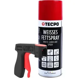 TECPO Weisses Fettspray Sprühfett White Grease 1x 400 ml...