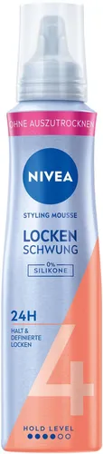 NIVEA LOCKEN SCHWUNG Schaumfestiger 150 ml – für definierte Locken - Der NIVEA LOCKEN SCHWUNG Schaumfestiger sorgt für langanhaltenden Halt und definiert Ihre Locken perfekt. Ideal für ein stylisches Finish und voluminöse Looks.
