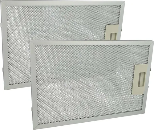 vhbw 2x Filter Metallfettfilter Ersatz für Teka DM70 für Dunstabzugshaube, Aluminium