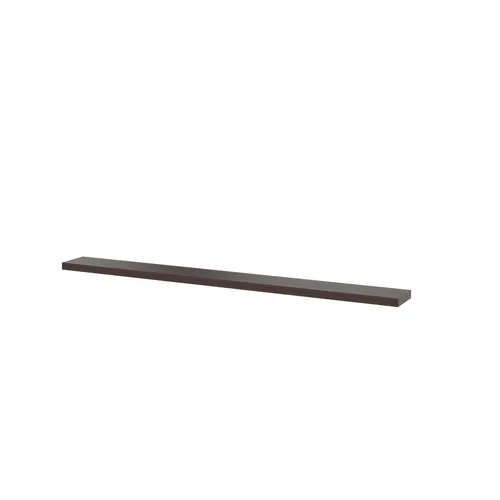 Spiegelablage 120 cm Nussbaum - Wandregal - Elegantes Wandregal in Nussbaum-Optik, 120 cm breit und ideal für stilvolle Präsentation. Mit 1 Regalbrett perfekt für Dekoration und Platzoptimierung.