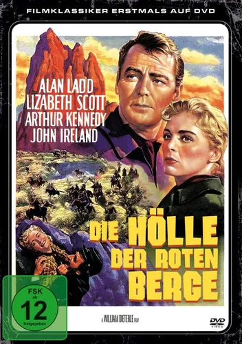 DIE HÖLLE DER ROTEN BERGE John Ireland ALAN LADD  DVD William Dieterle 1951