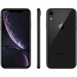 Apple iPhone Xr 64GB Dual-SIM schwarz - Handys ohne Vertrag mit 6,1 Zoll All-Screen Display und langer Akkulaufzeit – bis zu 1,5 Stunden mehr als iPhone 8 Plus.
