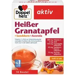 Doppelherz aktiv Heißer Granatapfel + Sanddorn + Acerola 10 St