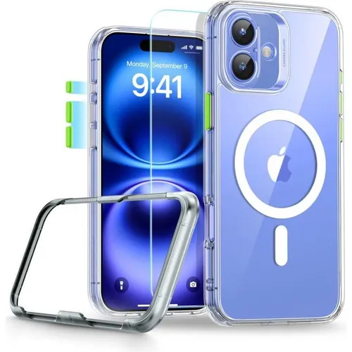 ESR Etui Classic Pro Set Halolock MagSafe na iPhone 16 - przezroczyste (Apple iPhone 16) (27084-0)