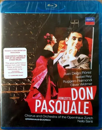 BLU RAY Donizetti / Opernhaus Zürich Don Pasquale STILL SEALED NEW OVP