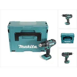 Makita DDF 482 ZJ Akku Bohrschrauber 18V - Akkuschrauber mit kraftvollen 62Nm, ideal für präzises Arbeiten im Heim- und Handwerkerbereich, geliefert im praktischen Makpac 2 ohne Akku und Ladegerät.