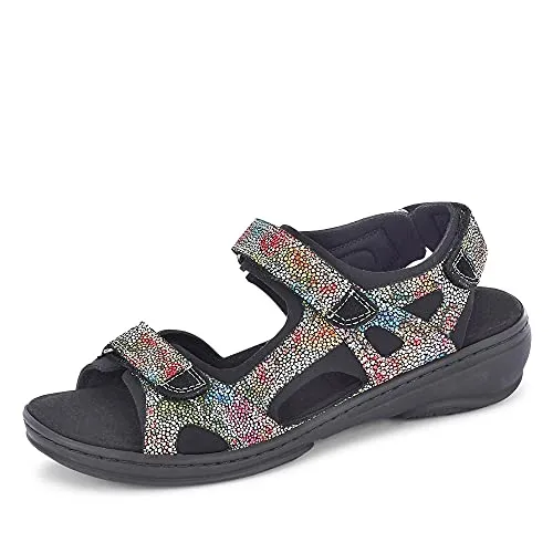 Fidelio Gini Multi Wanderschuhe - Damen Echtleder Wanderschuhe, ideal für Komfort und Stil auf Wanderungen, mit buntem Design für einen fröhlichen Look.