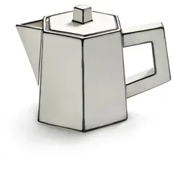 Serax - Carte Blanche Teekanne, 1L, weiß / schwarz