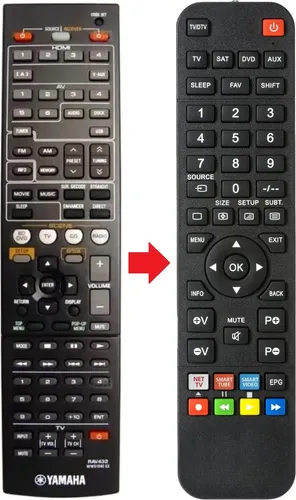 Fernbedienung passend für YAMAHA HTR-4064 | HTR4064 | RX-V471