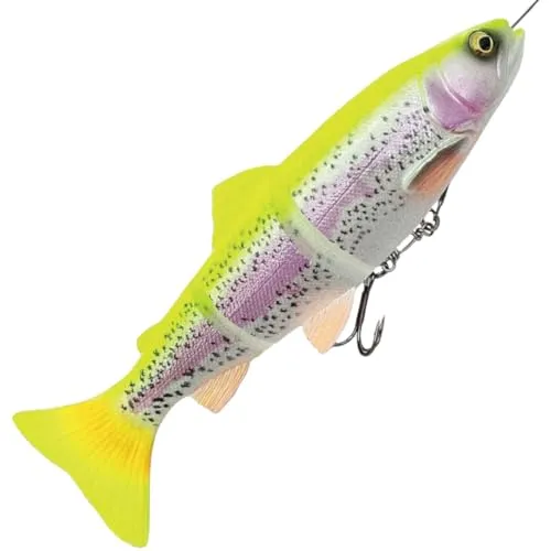 Savage Gear 4D Line Thru Trout 25cm - Slow Sinking Köder für Hecht & Wels - Köder & Futtermittel: 4D Line Thru Trout in Lemon Trout, 180g, ideal für Süßwasserangeln, bietet realistische Bewegungen und hohe Fangchancen.