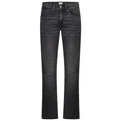 MUSTANG Damen Jeans Sissy Straight Fit - Stretch Denim Hose in Schwarz, stylisch und bequem mit mittiger Leibhöhe, Größe 26W 34L