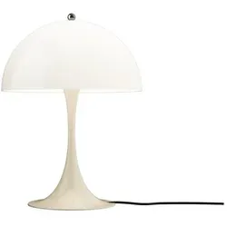 Louis Poulsen Panthella Tischleuchte 320 - Acryl Opal Weiß - Tischleuchte mit elegantem Design, bietet blendfreies, diffuses Licht und schafft eine gemütliche Atmosphäre. Ideal für Schreibtisch oder Nachttisch.