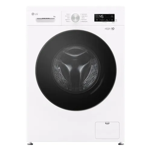 LG F4NX1009NWB Waschmaschine 9KG mit Dampf-Funktion und WiFi - Waschmaschine mit 9 kg Kapazität, 1400 U/min und innovativer Dampf-Funktion für optimale Pflege Ihrer Wäsche, energieeffizient mit Klasse A.
