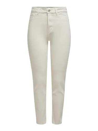 ONLY Female Straight-Fit Jeans ONLEMILY – Hohe Taille für perfekten Sitz - Stylische Straight-Fit Jeans mit hoher Taille, aus 99% Baumwolle für höchsten Tragekomfort und eine tolle Passform.