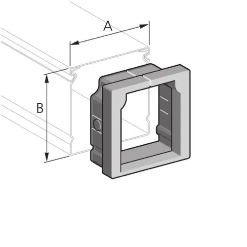 Pflitsch Kantenschutz PIK KS 40/40 TPE - Installationskanäle, halogenfreier Kantenschutz aus robustem Kunststoff, ideal für sichere Leitungsführung in verschiedenen Anwendungen.
