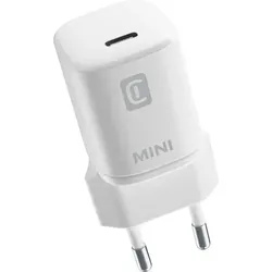 Cellularline mini USB-C CHARGER 20W - iPhone 8 or later - Weiß