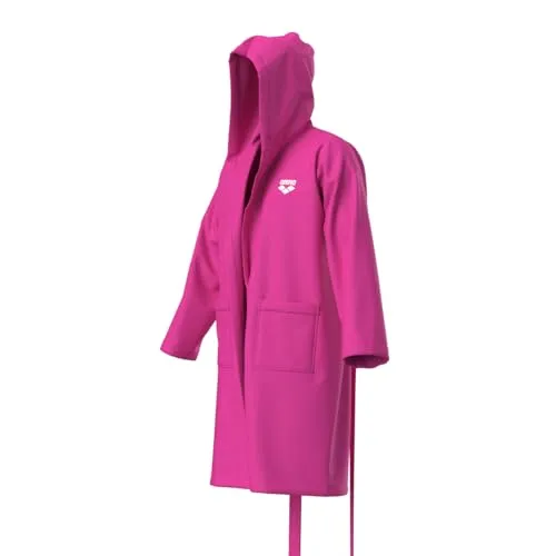 arena Unisex Compact Mikrofaser Bademantel - Bademäntel aus schnelltrocknendem Mikrofaser, leicht und ideal für Schwimmbad, Strand oder Sauna. Mit großer Kapuze und praktischen Taschen, perfekt zum Mitnehmen.