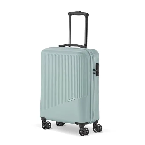 Travelite Bali 4-Rad Handgepäck Koffer - IATA-konform, mintgrün, 37 Liter Volumen, mit Kombinationsschloss und hoher Stabilität für stressfreies Reisen