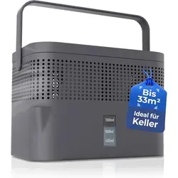 AirOne Max Luftentfeuchter – stromlos bis 33m² mit 980g Granulat - Luftentfeuchter in Titanium Gray, ideal für feuchte Räume, ganz ohne Stromverbrauch für maximale Energieeffizienz.