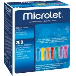 Microlet Lanzetten Farbig 200 ST