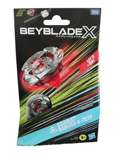 Hasbro Beyblade X Scarlet Garuda 4-70TP BX Starter Pack Kreisel und Starter
