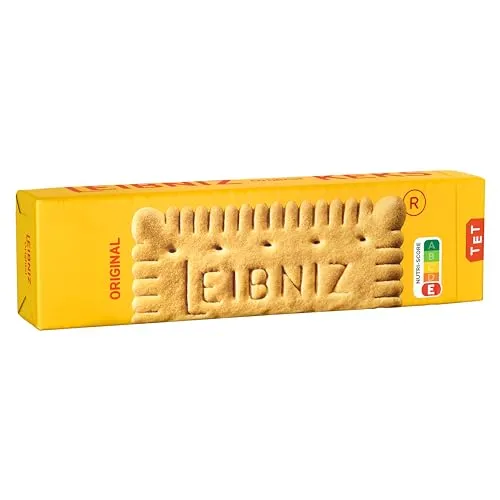 LEIBNIZ Original Butterkeks 200 g - Der Klassiker unter den Keksen - Kekse - Knusprig, butterig-süß und unverwechselbar gut, ideal für die ganze Familie zum Naschen und Teilen. Hochwertige Zutaten und 100% recyclefähige Verpackung.