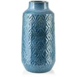 Mondex Vase Yarine, Blau, 32 cm – Elegante Keramikdekoration - Die Mondex Vase Yarine ist ein stilvolles Highlight für Ihr Zuhause. Mit ihrer himmelblauen Farbe und der hochwertigen Keramik sorgt sie für zeitlose Eleganz. Ideal für kreative Arrangements und als dekoratives Element.