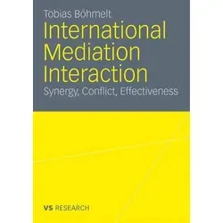 International Mediation Interaction Synergy: Konflikt und Effektivität - Belletristik über Dr. Tobias Böhmelt, einen erfahrenen Forscher in der internationalen politischen Ökonomie, der spannende Einblicke in Mediation und Konfliktlösung bietet.