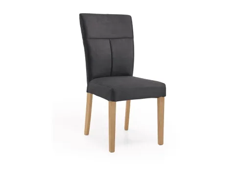 Niehoff MĂ¶bel Indoor Niehoff Stuhl Super Sedia 4-FuĂźgestell Struktureiche terra, Rocky anthrazit 4051781559139