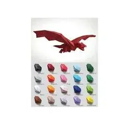 DRACHE_SCHWARZ - Kreatives Bastelset für beeindruckende Drachen - Gestalte deinen eigenen majestätischen Drachen aus hochwertigem Fotokarton. Mit klaren Anleitungen und Markierungen wird das Basteln zum entspannten Erlebnis. Spannweite 83,5 cm, perfekt für kreative Basteltage!