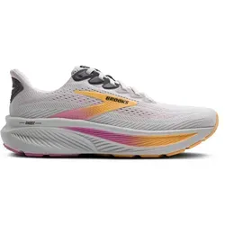Brooks Ghost 17 Damen Laufschuh - Oyster/Apricot/Pink, 37,5 EU - Laufschuhe mit erstklassiger Dämpfung und atmungsaktivem Obermaterial, ideal für komfortables Laufen auf langen Strecken.