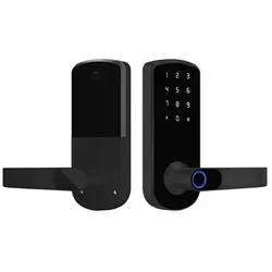 INF Smart Türschloss Fingerabdruck Tuya - TTLock Bluetooth für Haus und Wohnung - Intelligentes Türschloss mit vielseitigen Entsperrmethoden für maximalen Komfort. Ideal für Familien und Unternehmen, bietet es sichere Zugangskontrolle und einfache Integration in Ihr Smart Home.