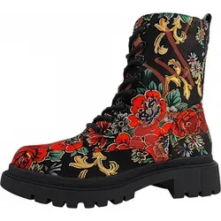 La Strada Schnürboots schwarz 42 EU - Sportliche Schnürboots in Schwarz mit 3 cm Absatzhöhe, weichem Fleece-Innenmaterial für angenehmen Tragekomfort und Memoryschaum-Innensohle für optimale Anpassung.