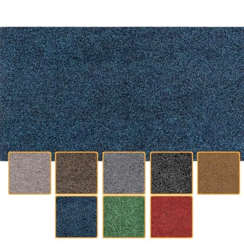 ANRO Fußmatte Schmutzfangmatte Türmatte rutschfest Fußabstreifer abwaschbar robust für Eingang, Haustür, Flur innen & außen Poet Küche, 100 x 50 cm (Rechteckig)