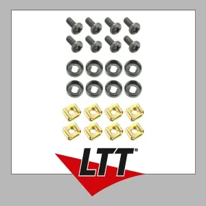 Adam Hall 19" Parts Adam Hall Hardware 5927 M8 AH 8er Set Schrauben M6 x 12 mm