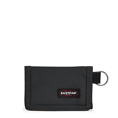 Eastpak MINI Crew Geldbörse - Black (Schwarz) - Herren-Geldbörse aus 100% Nylon mit mehreren Innenfächern, Reißverschluss-Münztasche und praktischem Schlüsselring für maximale Organisation.