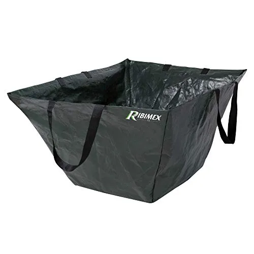 Wheelbarrow Sack 300 l - großer Transportbeutel - Pflanzenzubehör mit 300 Liter Kapazität, wasserdicht und robust aus Polypropylen, ideal für den bequemen Transport von Laub im Kofferraum.