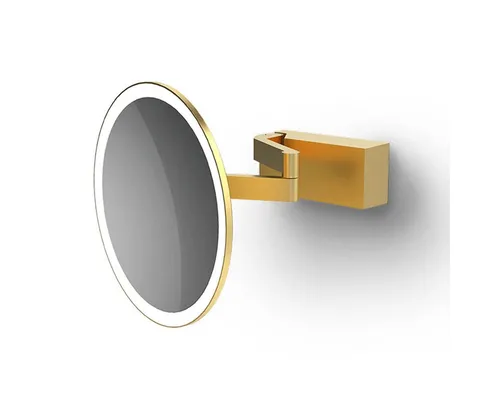 Decor Walther Kosmetikspiegel Vision R 5× LED-Schminkspiegel IP44 Dim-to-Warm Badezimmer, 5-fach Vergrößerung