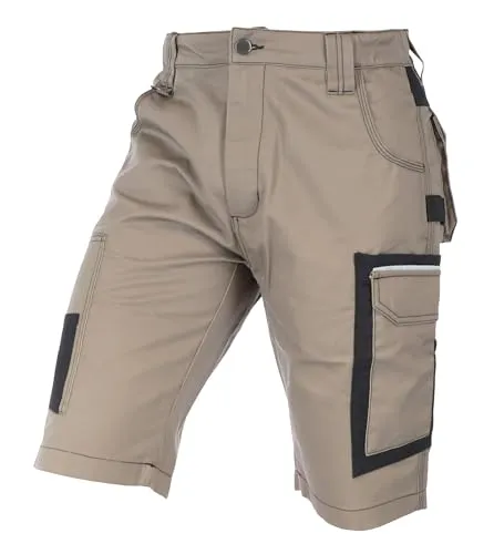 ELIWORX Arbeitsshorts Herren – Bequeme kurze Arbeitshose mit Stretch & Werkzeugtaschen - Die ELIWORX Arbeitsshorts für Herren bieten maximale Bewegungsfreiheit dank elastischem Bund. Cleveres Taschendesign für Werkzeug und Zubehör macht sie ideal für Handwerk und Gartenarbeiten – robust, pflegeleicht und bequem.