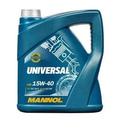 SCT - MANNOL Mannol Universal 15W-40 [4L] Motoröl für verschiedene Automarken - Hochwertiges SCT - MANNOL Universal 15W-40 Motoröl [4L] für zuverlässigen Schutz und optimale Leistung in vielen Fahrzeugen. Geeignet für zahlreiche Hersteller und erfüllt verschiedene Spezifikationen.