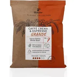 Tchibo Cafe Grande Kaffeebohnen 500g - Hochwertige ganze Bohnen für aromatischen Genuss. Ideal für Kaffeeliebhaber, die Wert auf erstklassigen Geschmack legen.