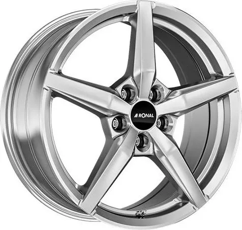 Ronal R69 Alufelgen 17 Zoll - Platin Silber 7.5x17" ET44 - Felgen aus hochwertigem Aluminium im 5-Speichen-Design, ideal für eine sportliche Optik und hohe Traglast von 755 kg. Perfekt für dein Fahrzeug!