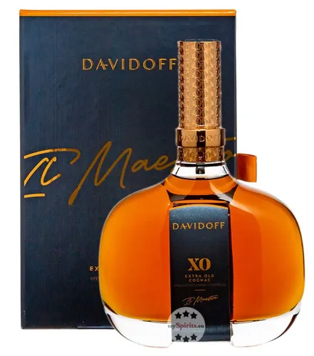Davidoff XO Cognac - Genießen Sie den Davidoff XO Cognac aus erlesenen Eaux-de-vie. Perfekt für besondere Anlässe und anspruchsvolle Gaumen. Ideal für Kenner und Liebhaber! Jetzt bei mySpirits entdecken!