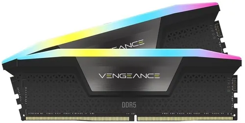 Corsair DDR5-RAM Vengeance RGB Gray - 64 GB - Hochleistungs-Speicher - Leistungsstarker 64 GB DDR5-RAM mit RGB-Beleuchtung für beeindruckende Gaming- und Multitasking-Erlebnisse. Ideal für anspruchsvolle Anwendungen.